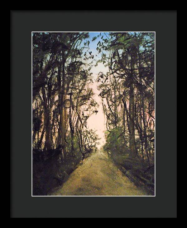 The Walk Through - Framed Print