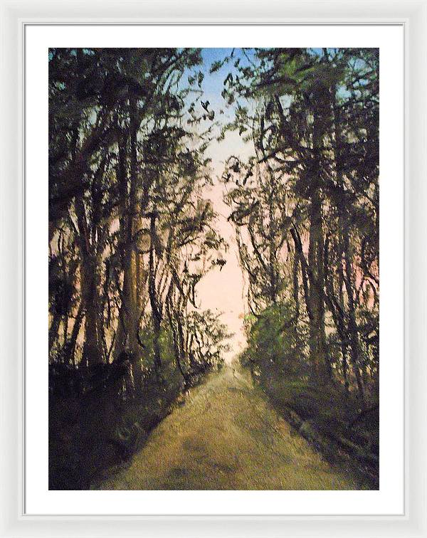 The Walk Through - Framed Print