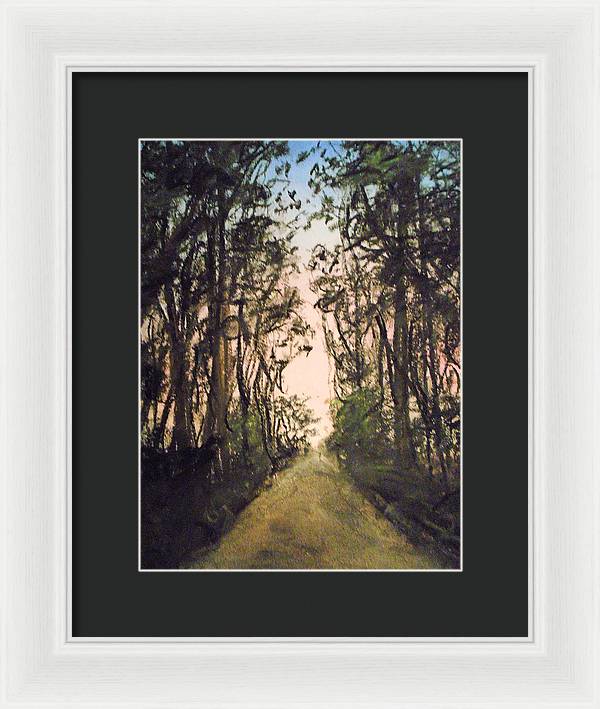 The Walk Through - Framed Print