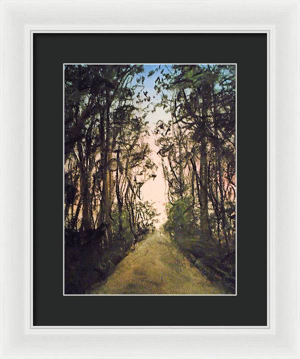 The Walk Through - Framed Print