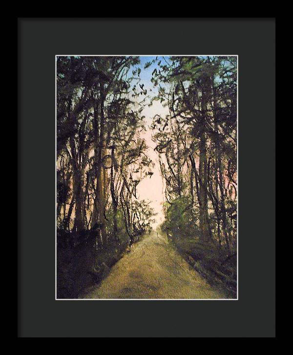 The Walk Through - Framed Print