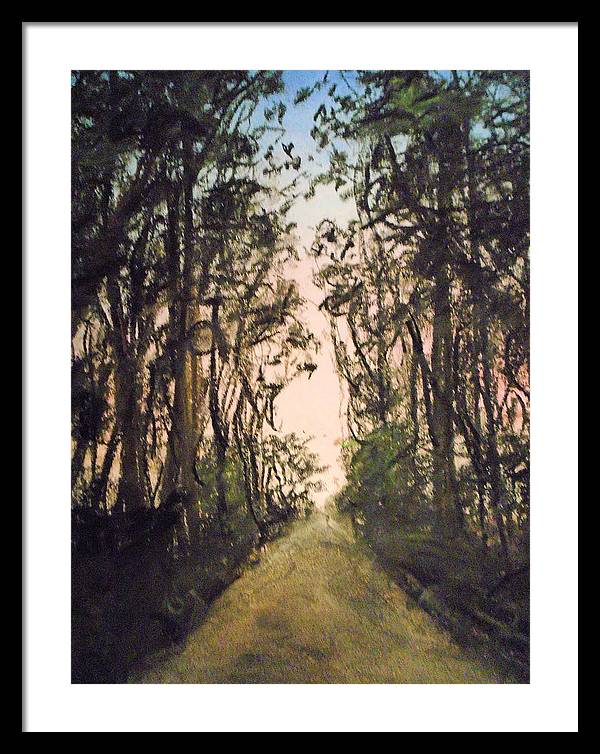 The Walk Through - Framed Print