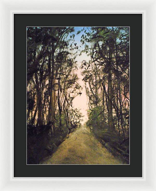 The Walk Through - Framed Print