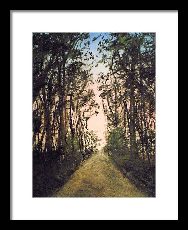 The Walk Through - Framed Print