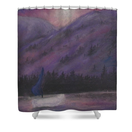 Tranquil Boatings - Shower Curtain