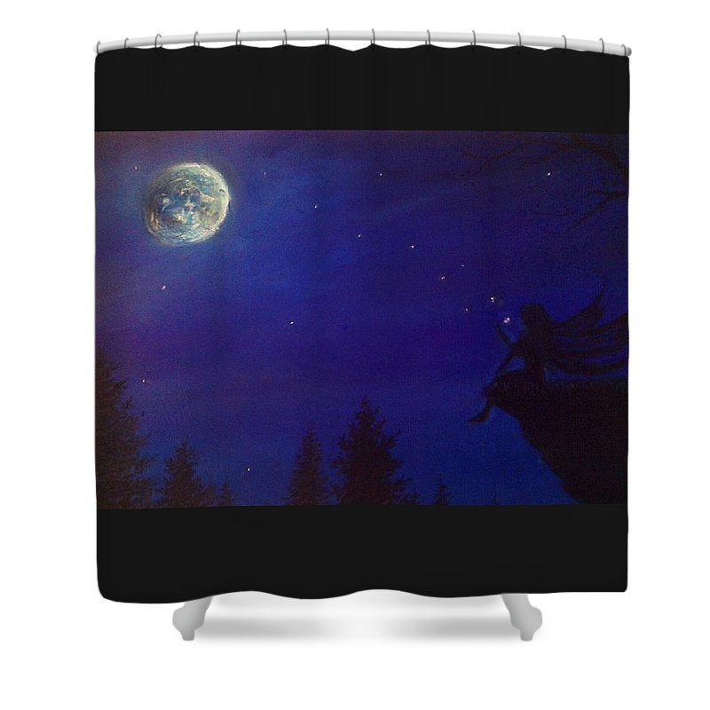 Translucent Nights - Shower Curtain