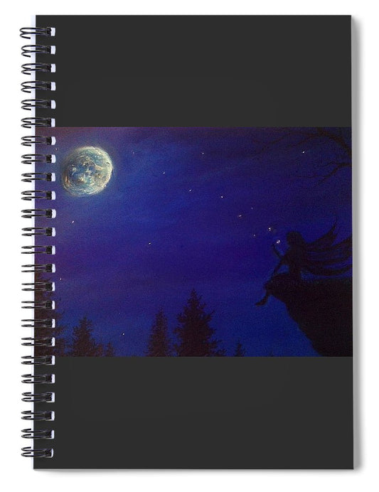 Translucent Nights - Spiral Notebook