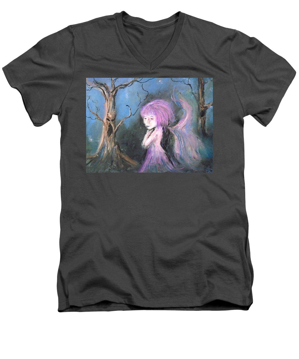 Tree Blue's in Fairy Hues  - Men's V-Neck T-Shirt