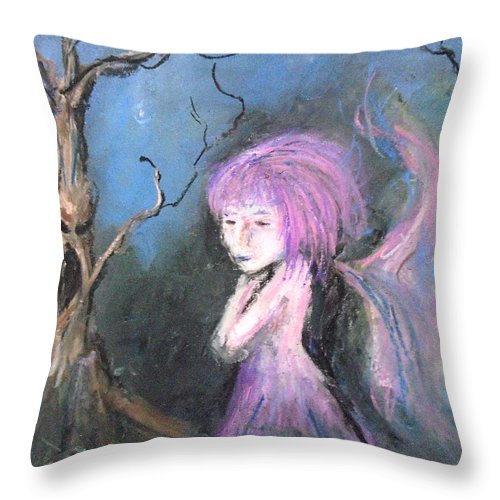 Tree Blue's in Fairy Hues  - Throw Pillow