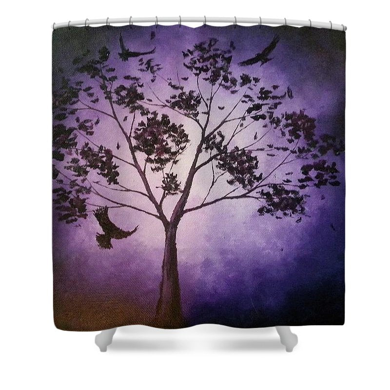 Tree Raven - Shower Curtain