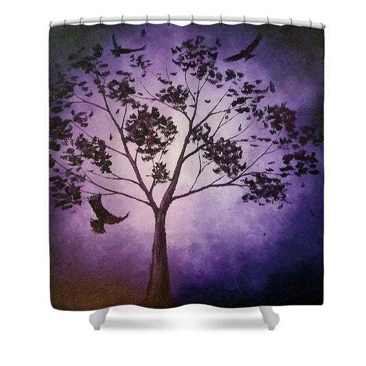 Tree Raven - Shower Curtain