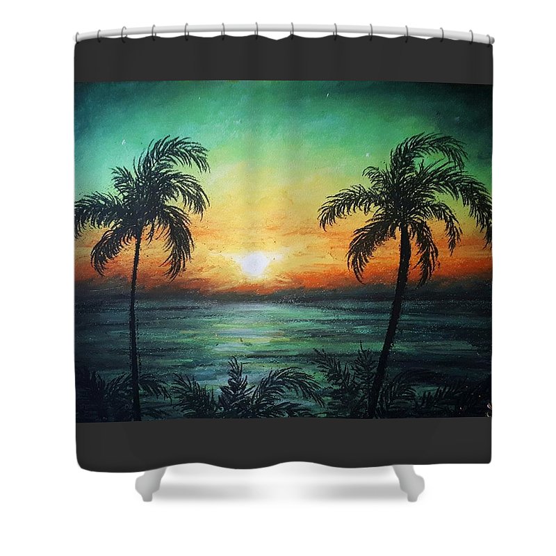 Tropicana Banana - Shower Curtain