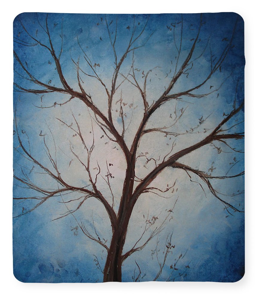 True Tree Blue - Blanket