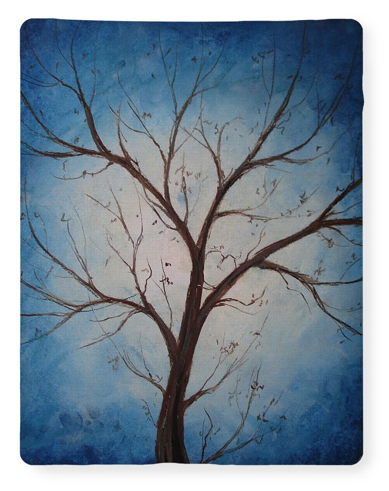 True Tree Blue - Blanket