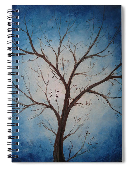 True Tree Blue - Spiral Notebook