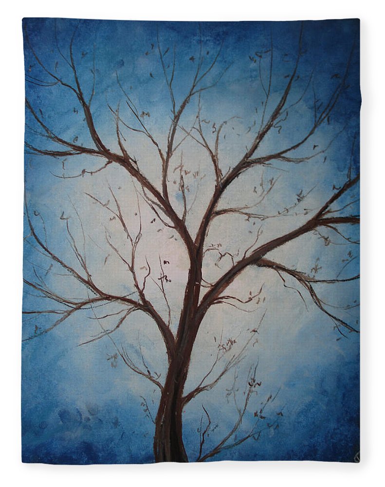 True Tree Blue - Blanket