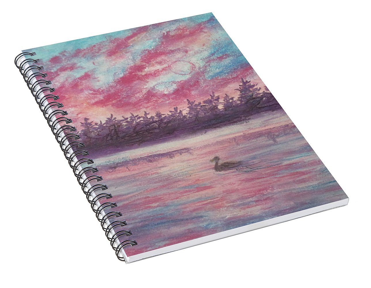 Twinkling Fruit Juice - Spiral Notebook