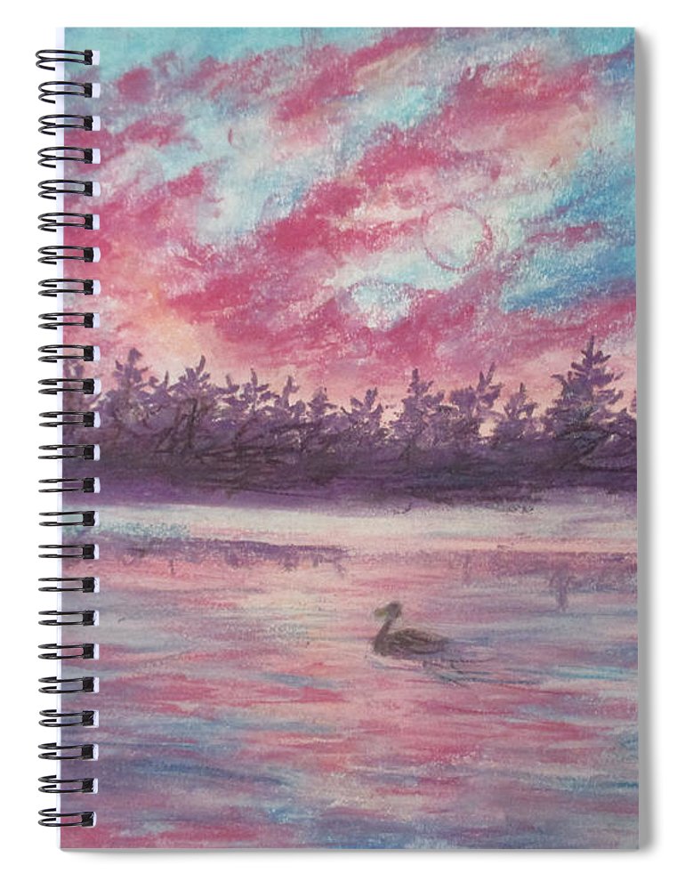 Twinkling Fruit Juice - Spiral Notebook