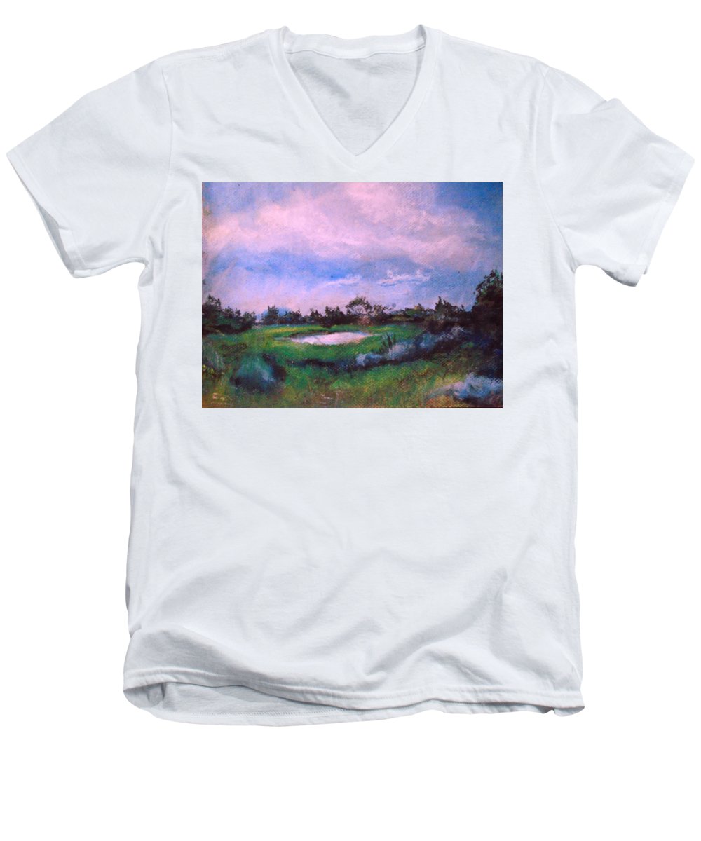 Valley Escape - Men's V-Neck T-Shirt