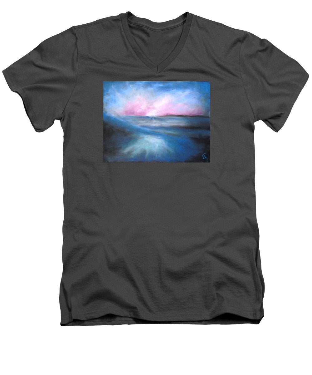 Warm Tides - Men's V-Neck T-Shirt - Twinktrin