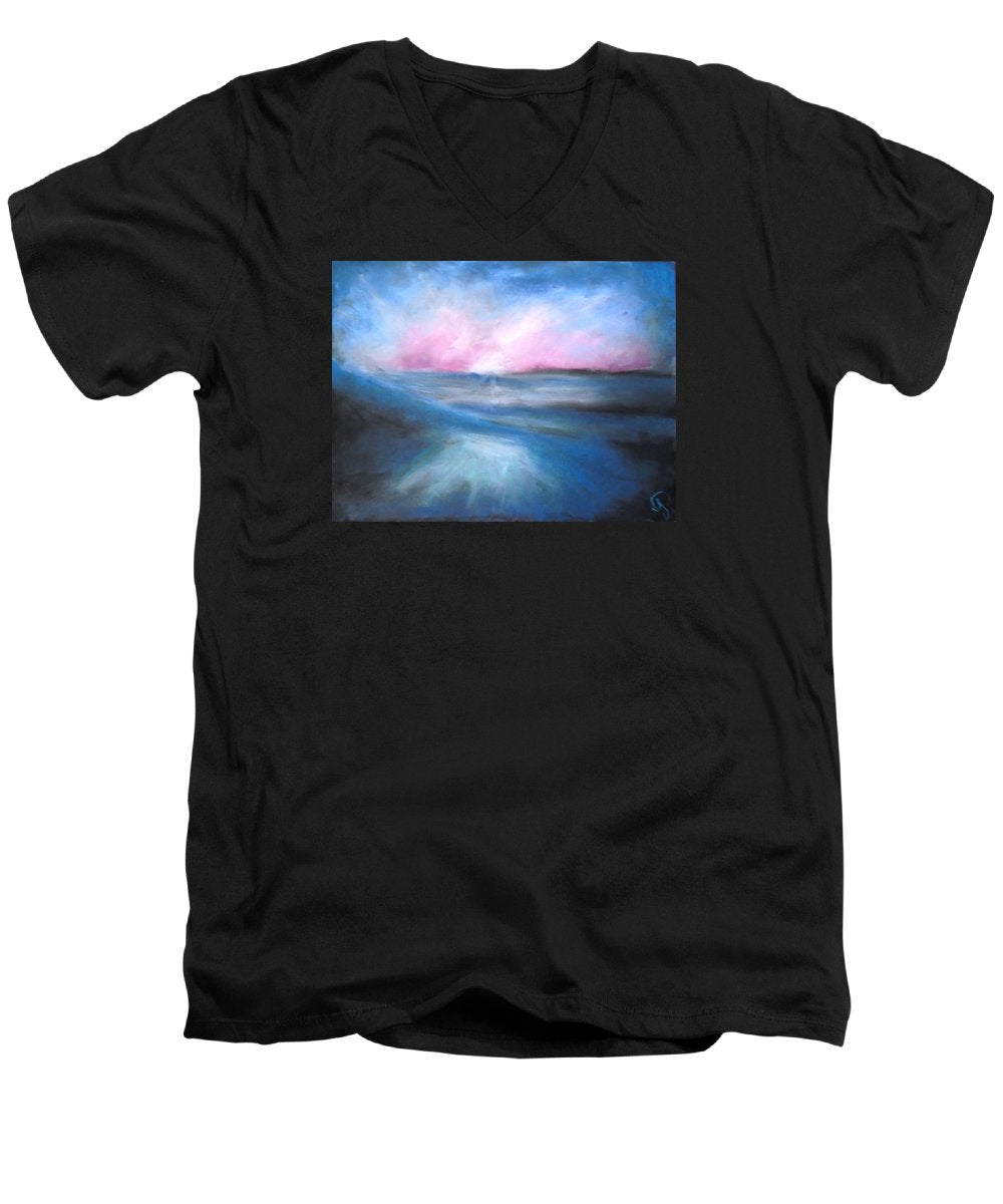 Warm Tides - Men's V-Neck T-Shirt - Twinktrin