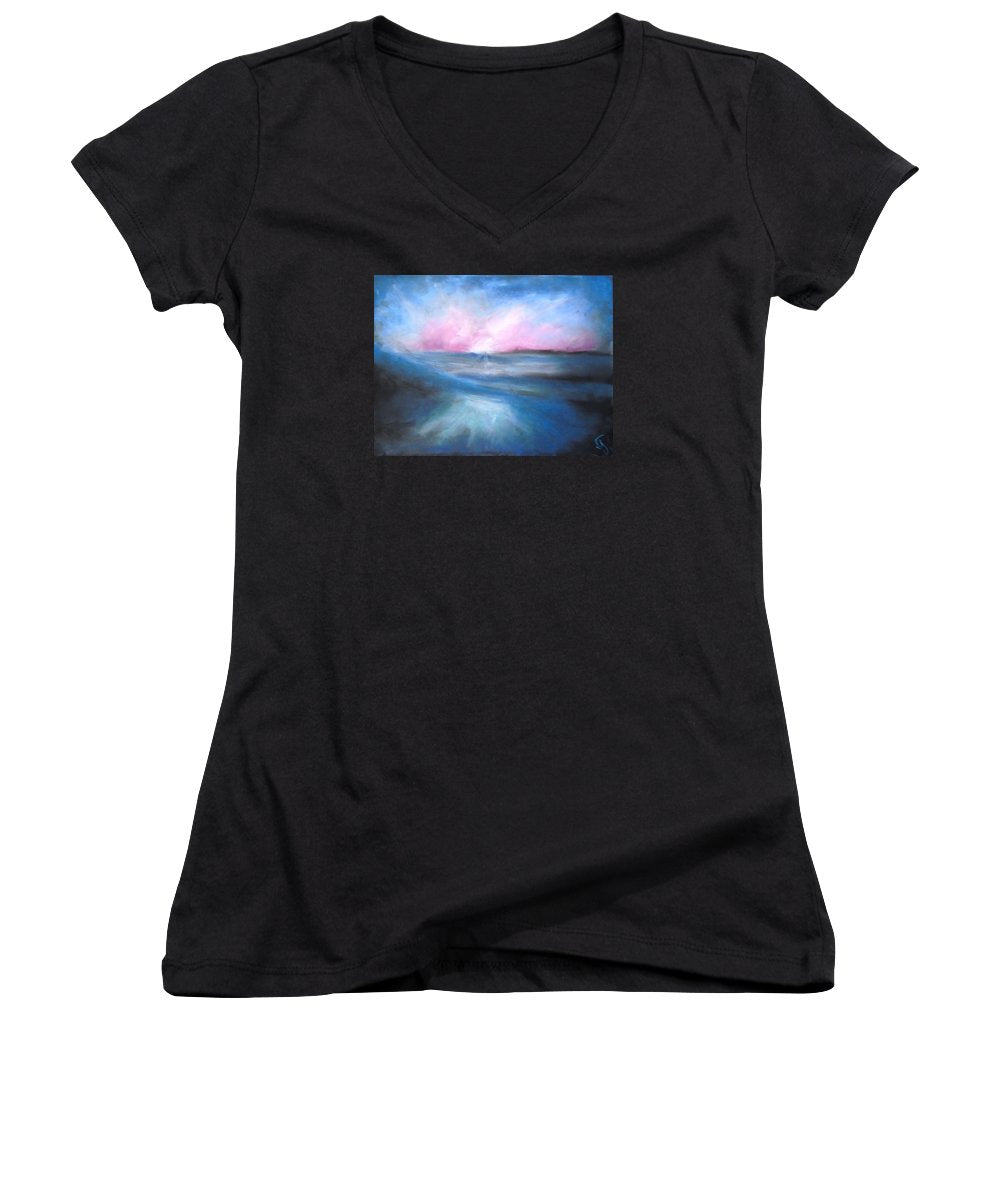 Warm Tides - Women's V-Neck - Twinktrin