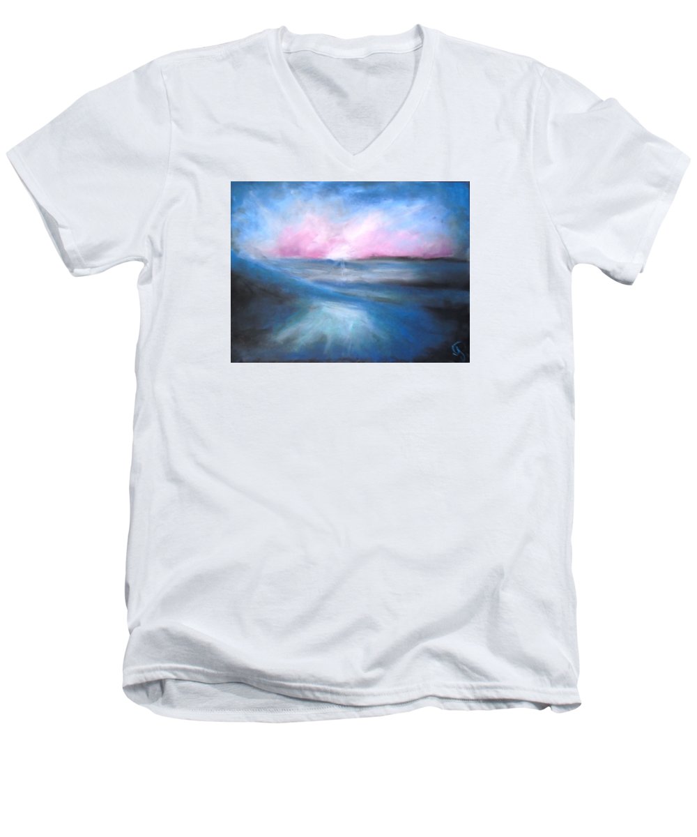 Warm Tides - Men's V-Neck T-Shirt - Twinktrin