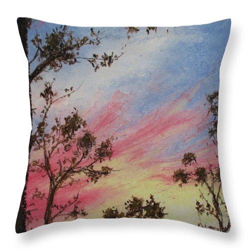 Windy Pink - Throw Pillow