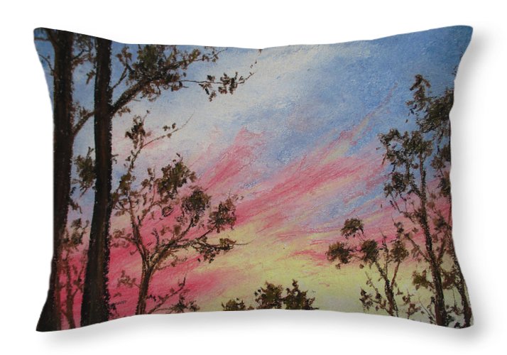 Windy Pink - Throw Pillow