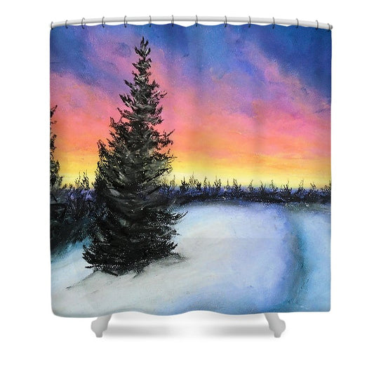 Winter's escape - Shower Curtain