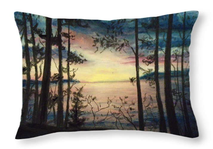 Wood Rush - Throw Pillow