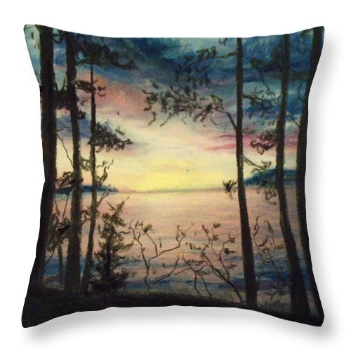 Wood Rush - Throw Pillow