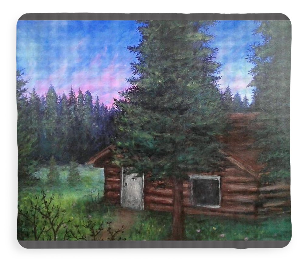 Wooded Cabin - Blanket