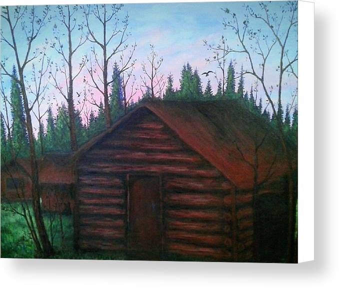 Wooden Cabin - Canvas Print