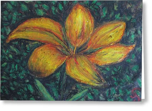 Yellow Petals - Greeting Card