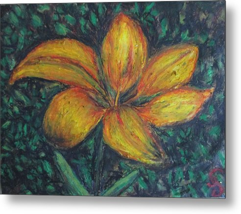 Yellow Petals - Metal Print