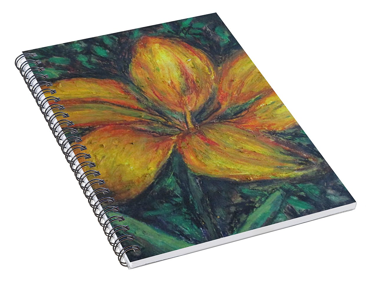 Yellow Petals - Spiral Notebook