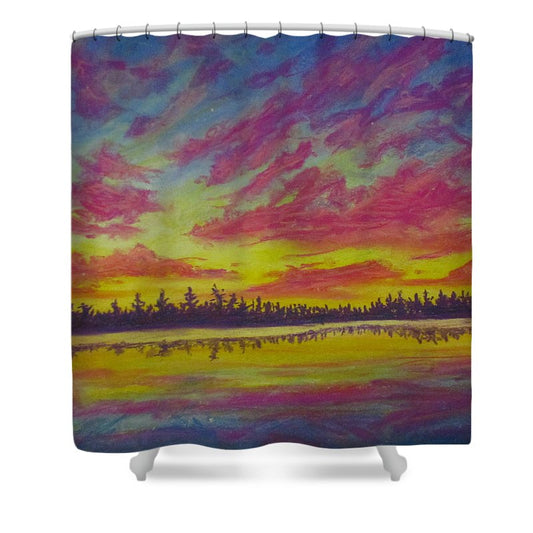 Yellowish Pink - Shower Curtain